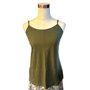 Time And Tru Green Adjustable Strap Cami XL